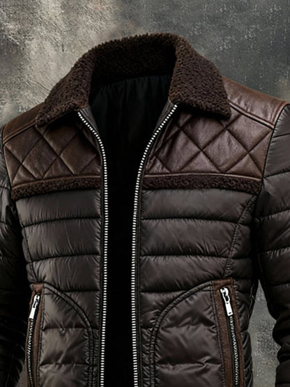 Hugo | Veste Matelassée à Col Sherpa