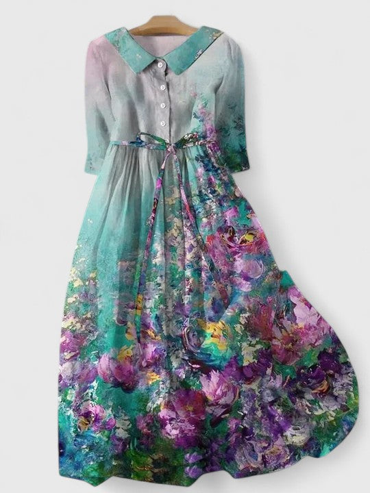 Léonie | Robe Mi-Longue Élégante