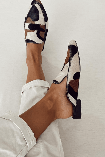 Zara | Imprimé Abstrait Mocassin