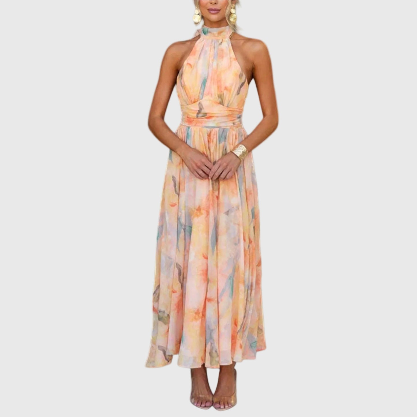 Evangeline | Dos-Nu Robe Longue