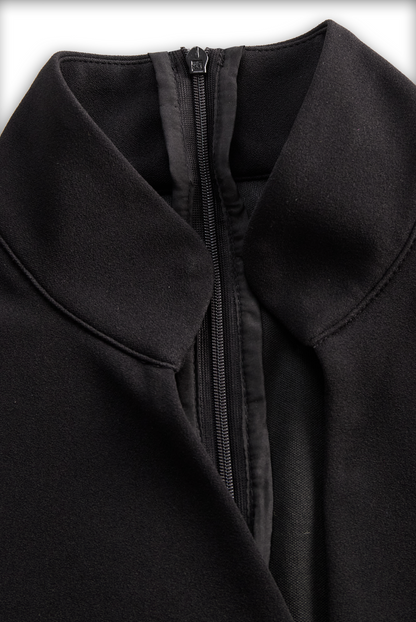 Victoria | Noir Ceinturé Fourreau Robe
