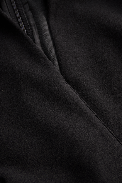 Victoria | Noir Ceinturé Fourreau Robe