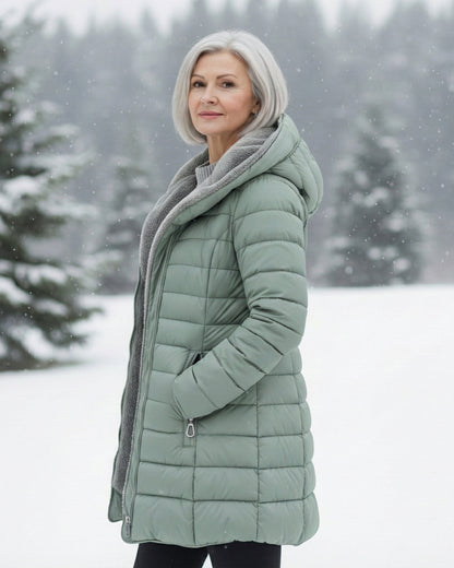Léa | Manteau Matelassé Doublé Polaire