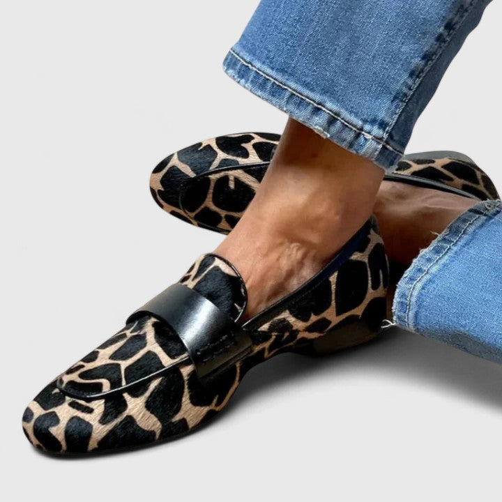 Juliette | Mocassins Orthopédiques Imprimé Animal