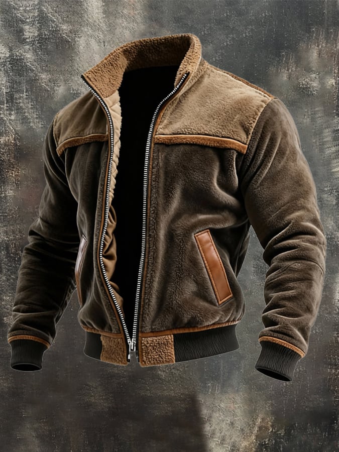 Vincent | Veste Velours Doublée Polaire