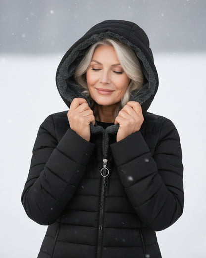 Léa | Manteau Matelassé Doublé Polaire