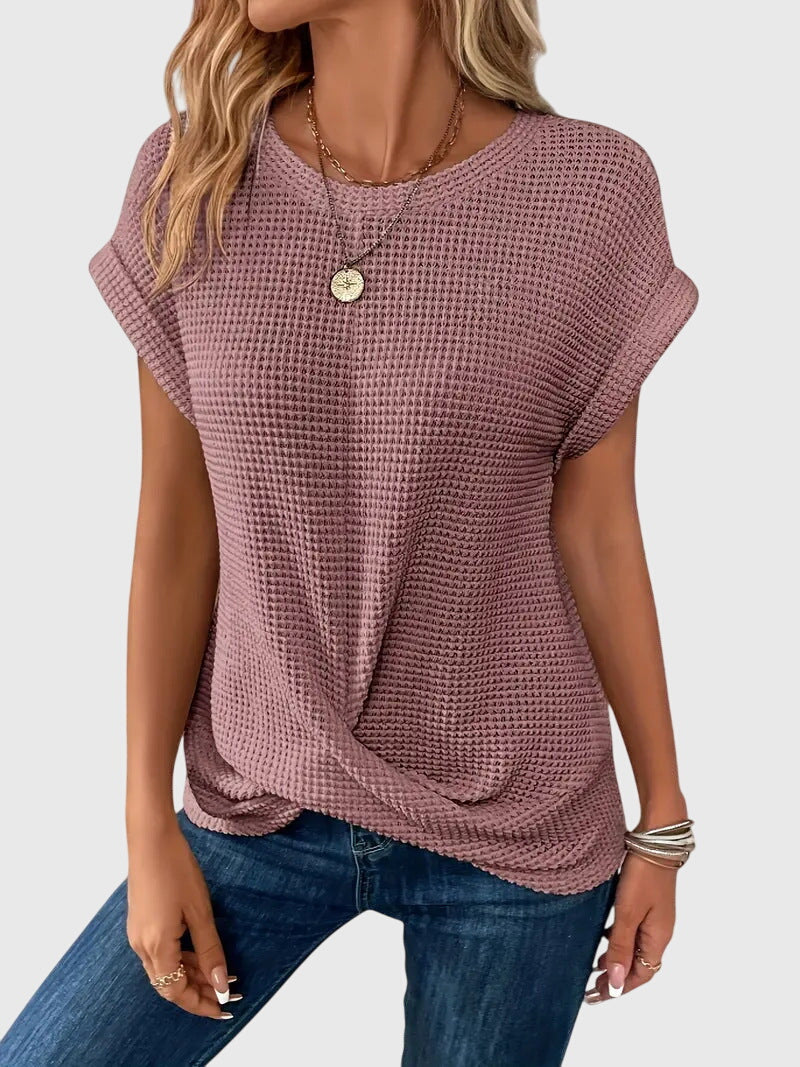 Chloe | Round Neck Classique Blouse