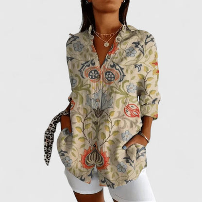 Valentina | Imprimé Floral Button Blouse
