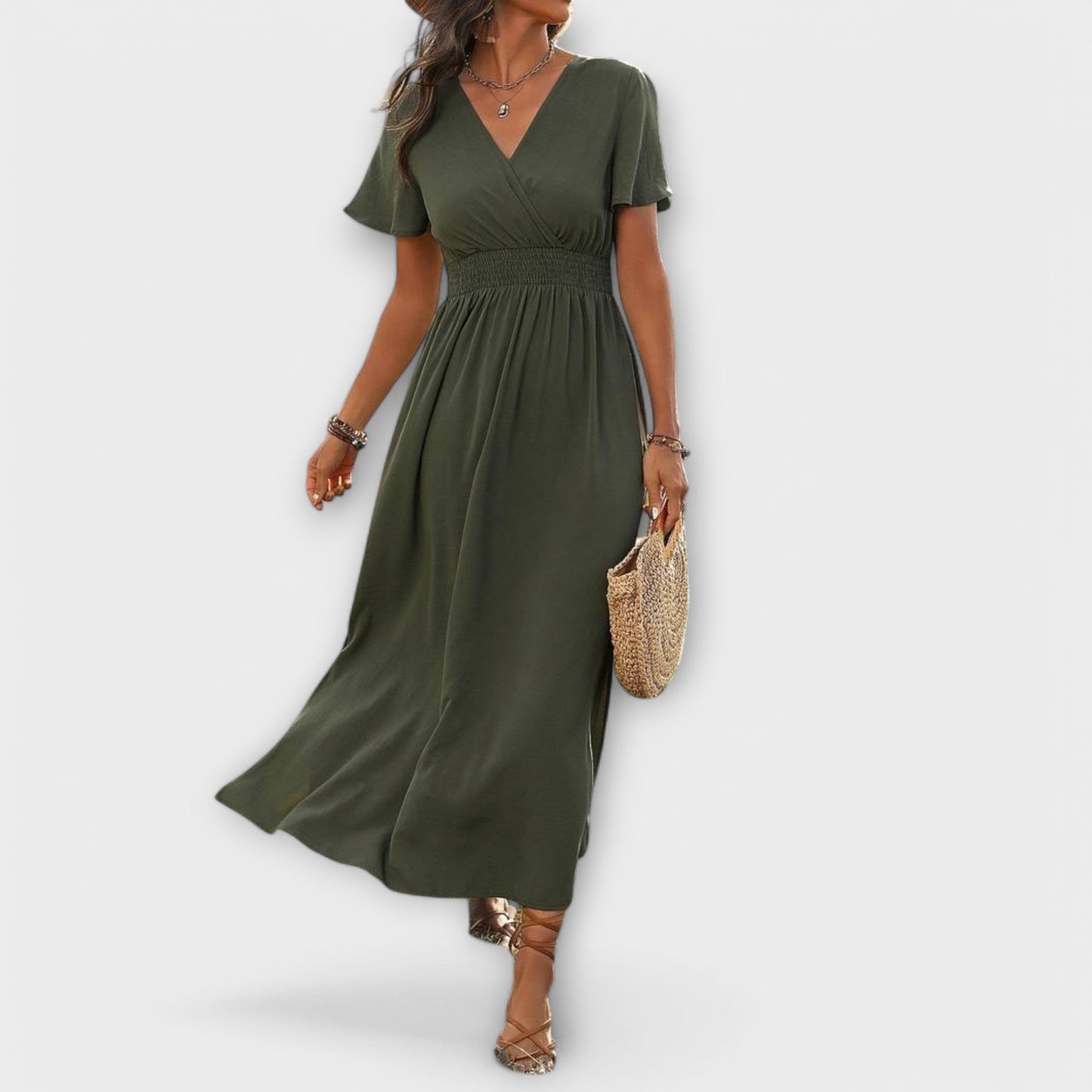 Margot | Robe Élégante à Manches