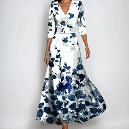 Élodie | Robe Portefeuille Fleurie