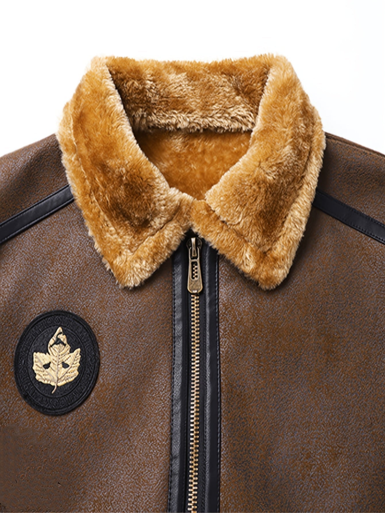 Matthias | Blouson Pilote Matelassé Marron