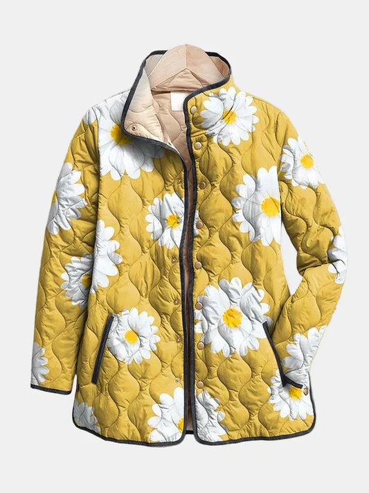 Zoé | Veste Florale à Motifs Marguerites