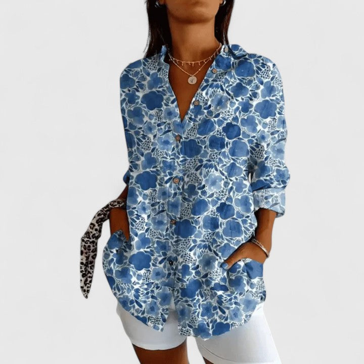 Valentina | Imprimé Floral Button Blouse