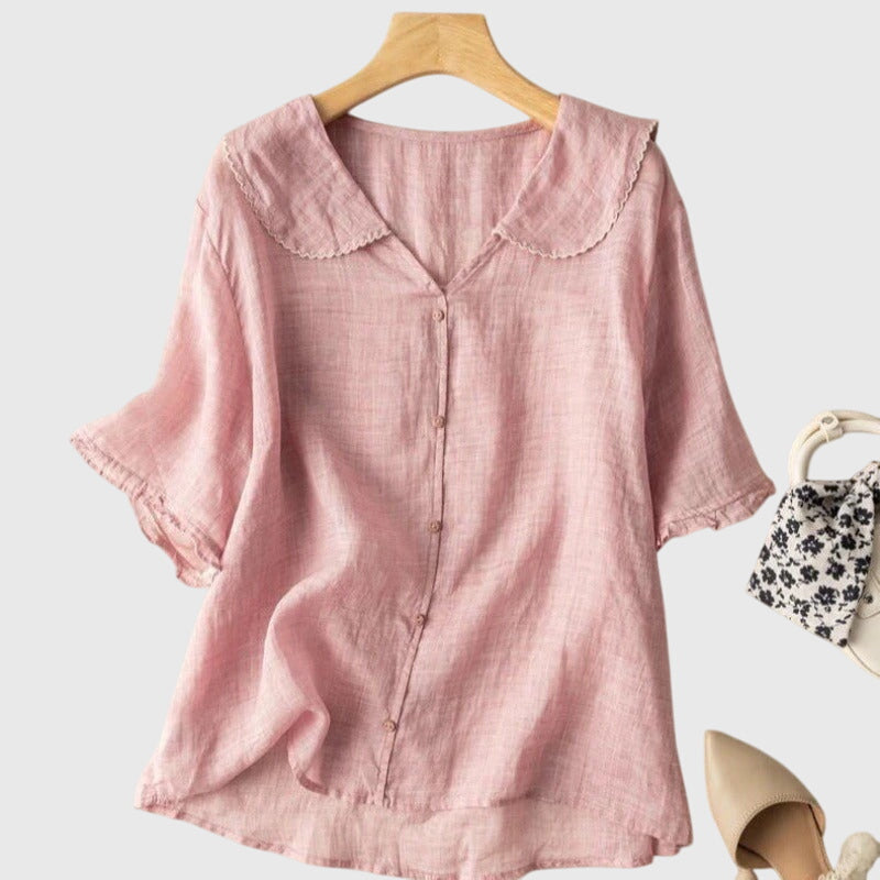 Victoria | Sans Effort Boutonnée Chemise