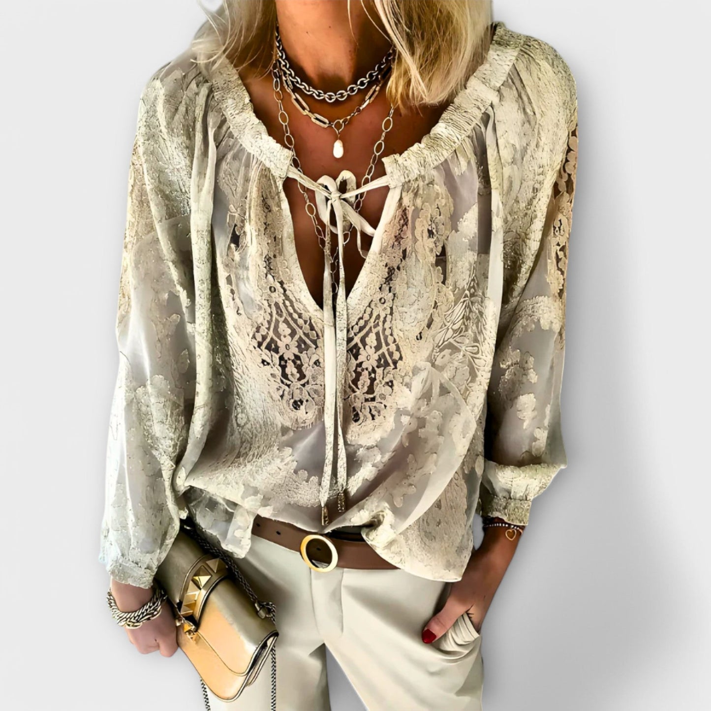 Gabrielle | Delicate Dentelle Blouse