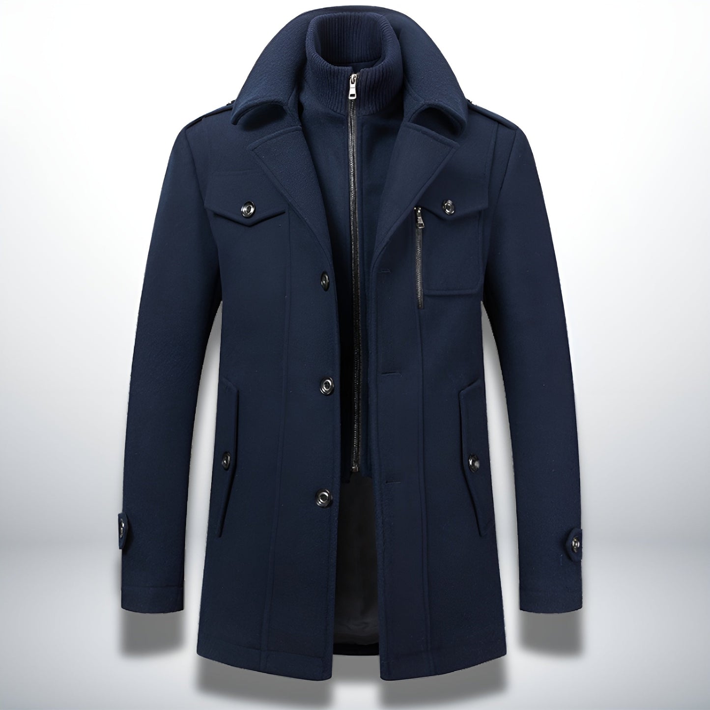 Sébastien | Manteau Long Matelassé