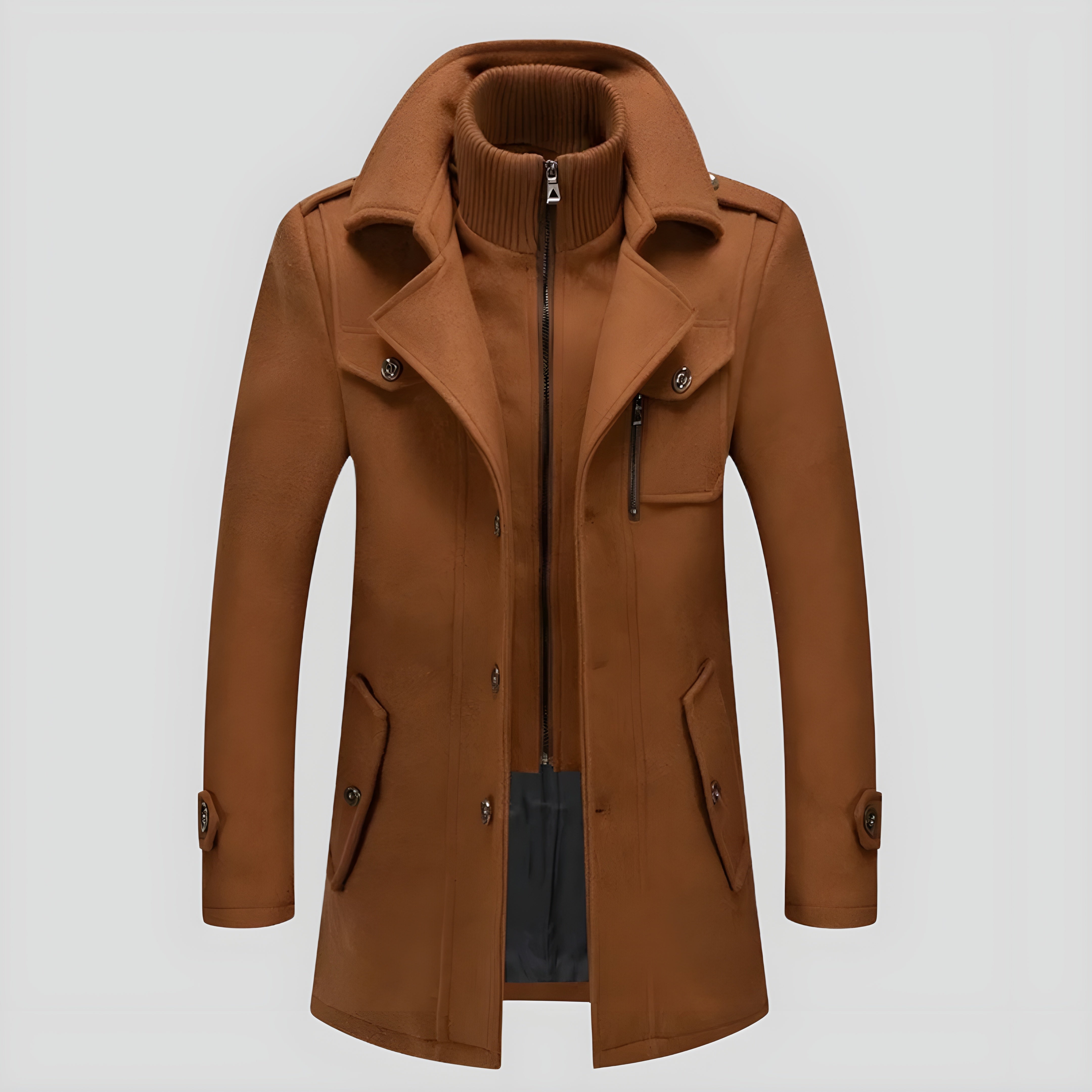 Léa | Manteau Long en Laine Premium