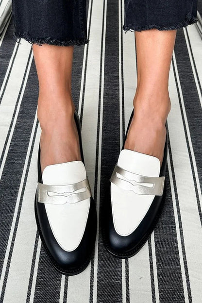 Luna | Two-Tone Classique Mocassins