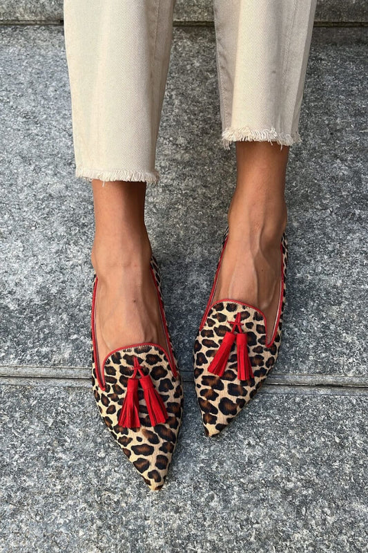 Marlena | Pointed Mocassins à Glands