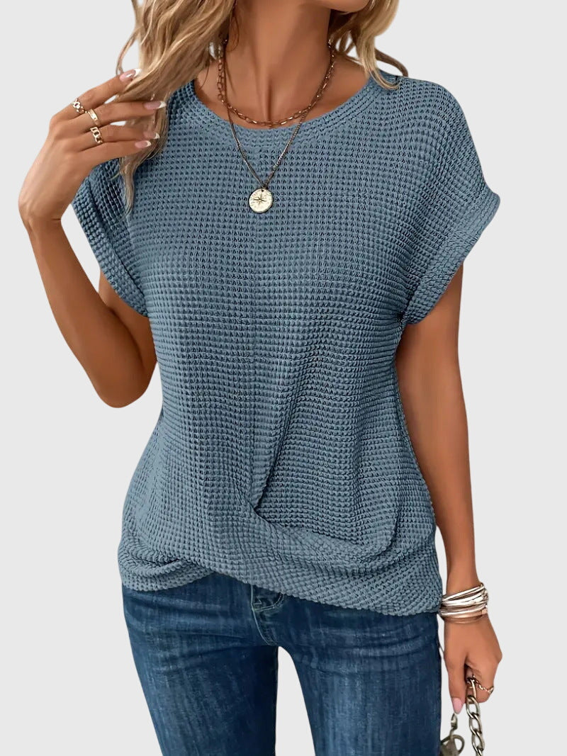 Chloe | Round Neck Classique Blouse