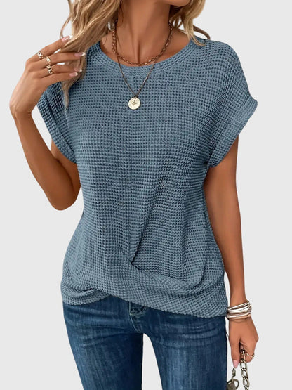 Chloe | Round Neck Classique Blouse