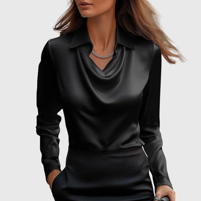 Sophia | Luxe Plissé Blouse