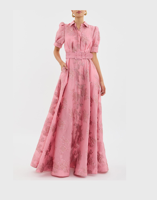 Isabella | Puff Sleeve Robe Courte