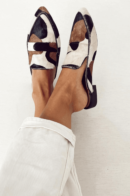 Zara | Imprimé Abstrait Mocassin