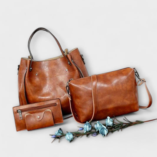 Clémence | Set de 4 Sacs Vintage Cuir
