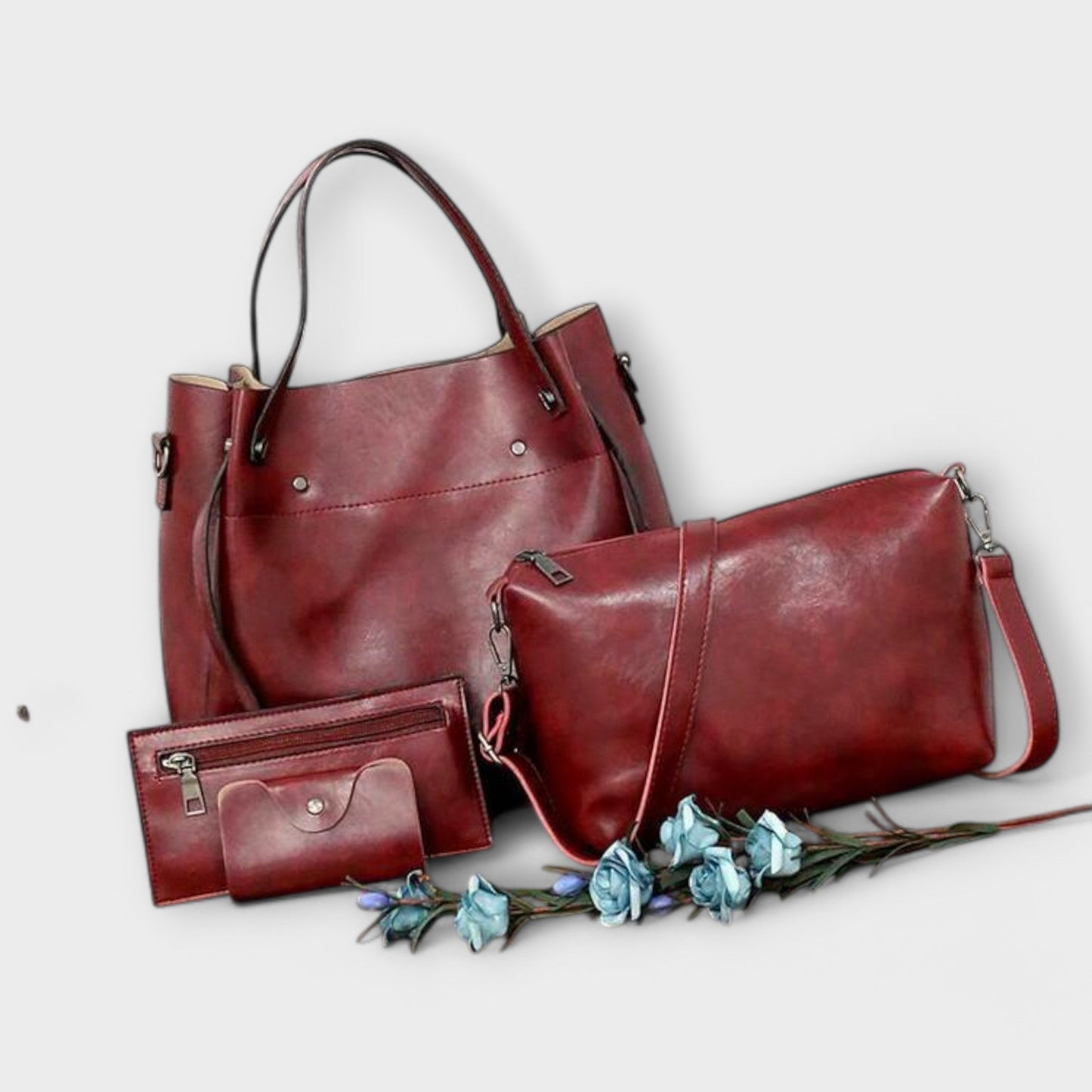 Clémence | Set de 4 Sacs Vintage Cuir