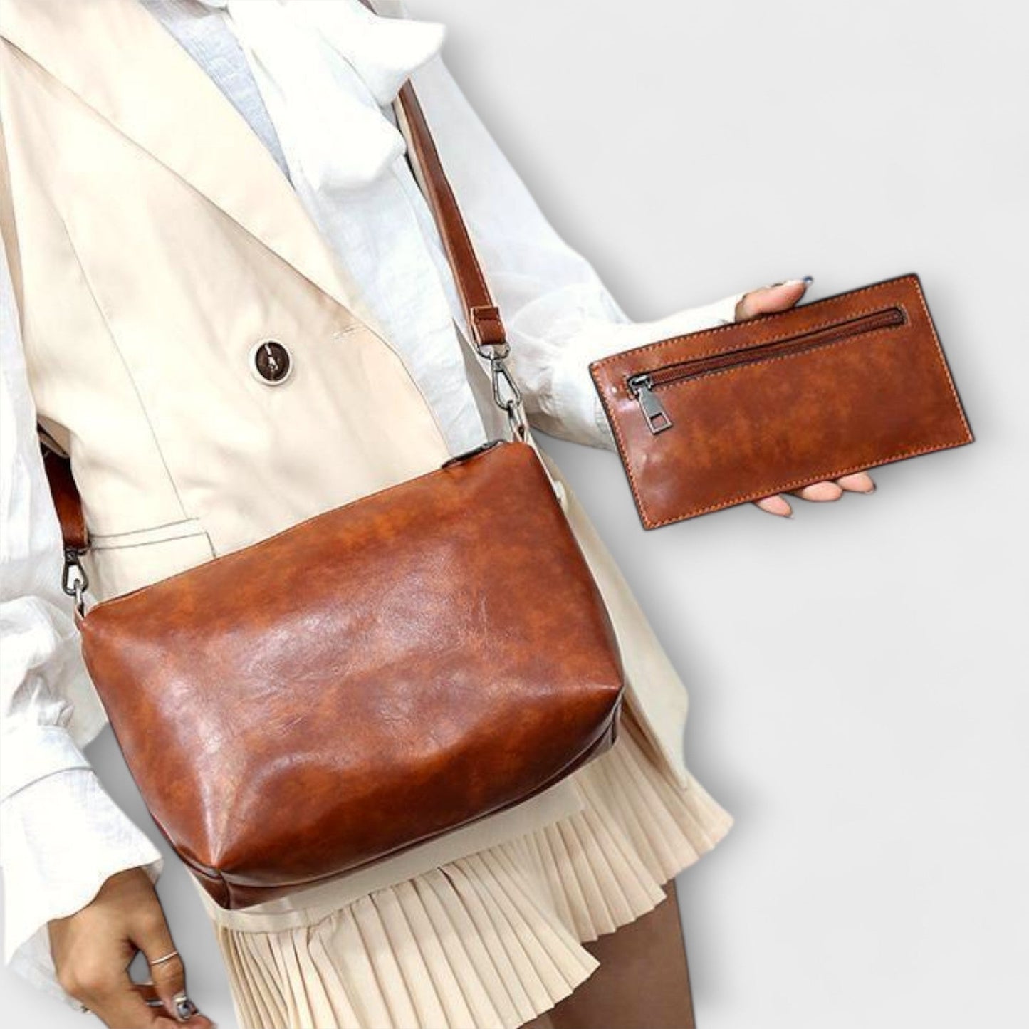 Clémence | Set de 4 Sacs Vintage Cuir