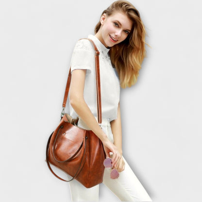 Clémence | Set de 4 Sacs Vintage Cuir