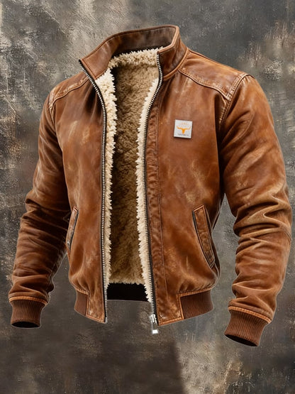 Bastien | Veste Vintage à Doublure Sherpa