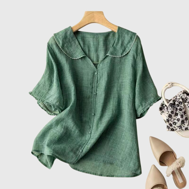 Victoria | Sans Effort Boutonnée Chemise