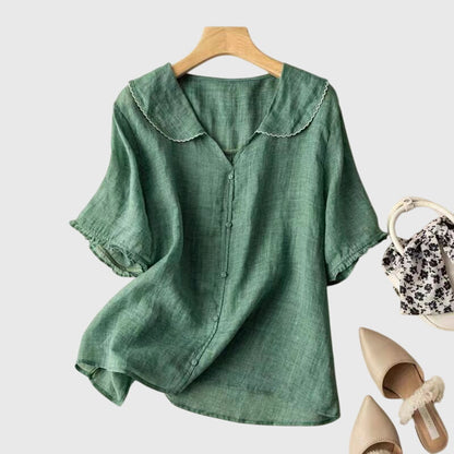Victoria | Sans Effort Boutonnée Chemise
