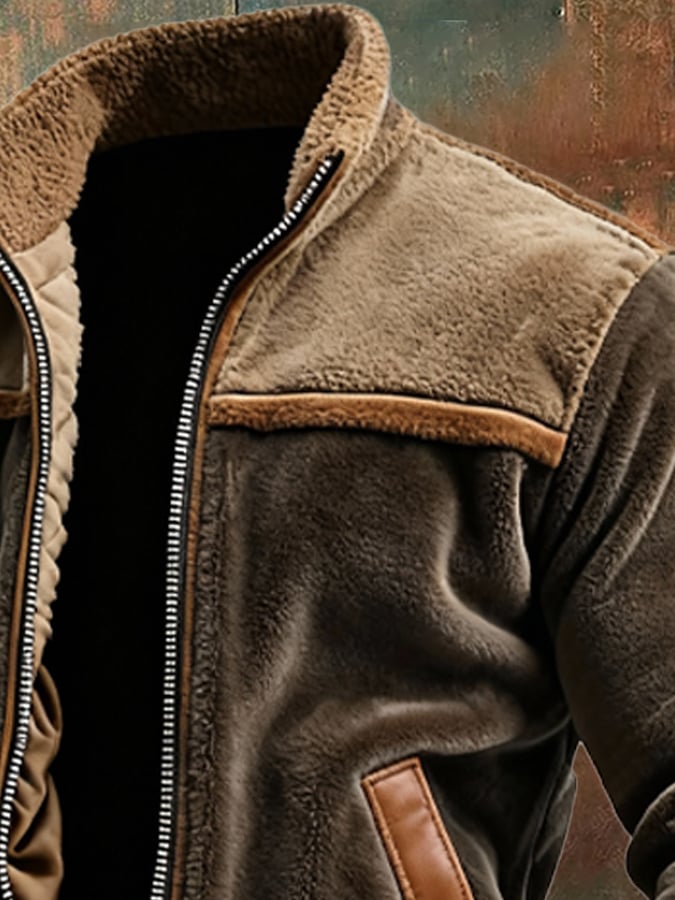 Vincent | Veste Velours Doublée Polaire