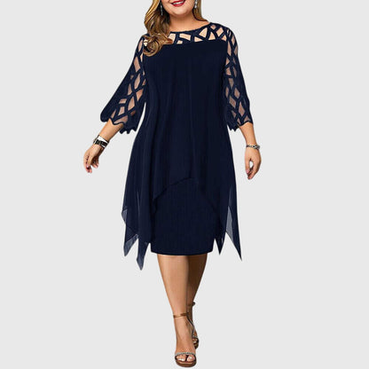 Valentina | Minimaliste Robe Mi-Longue