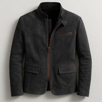 Raphaël | Veste Suédée Rustique