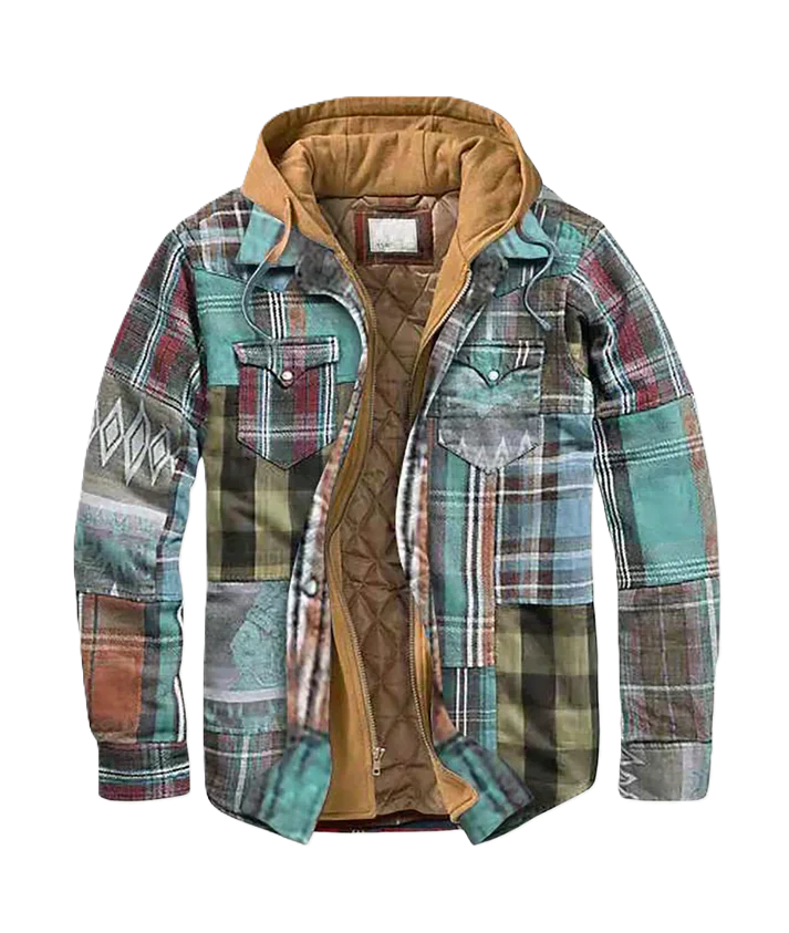 Étienne | Blazer Patchwork à Carreaux