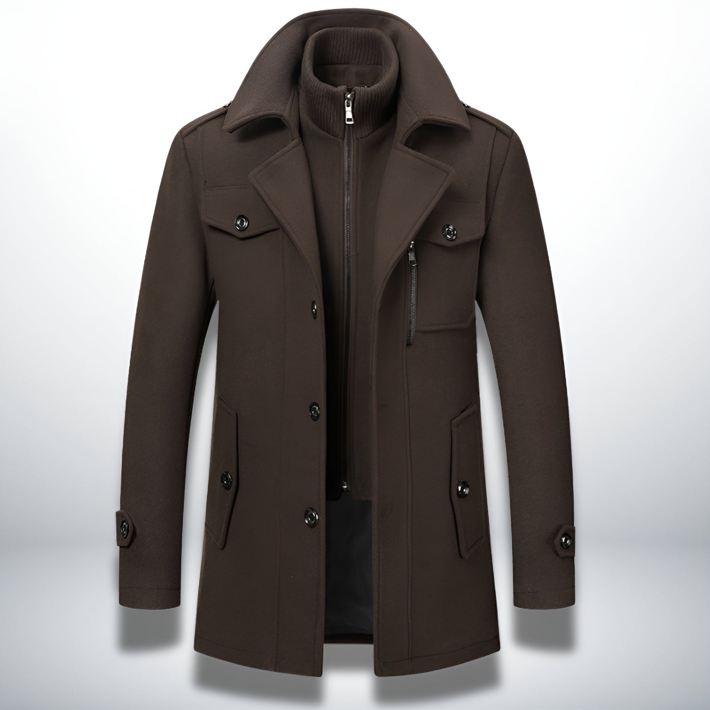 Sébastien | Manteau Long Matelassé