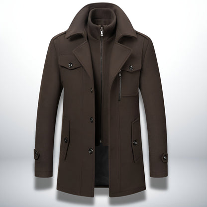 Sébastien | Manteau Long Matelassé
