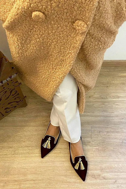 Genevieve | Gland Détail Pointed Mocassins