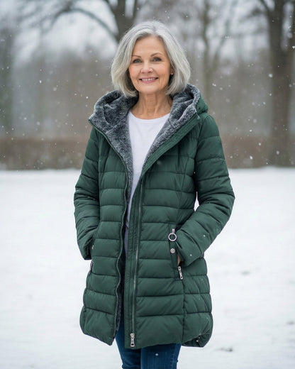 Léa | Manteau Matelassé Doublé Polaire