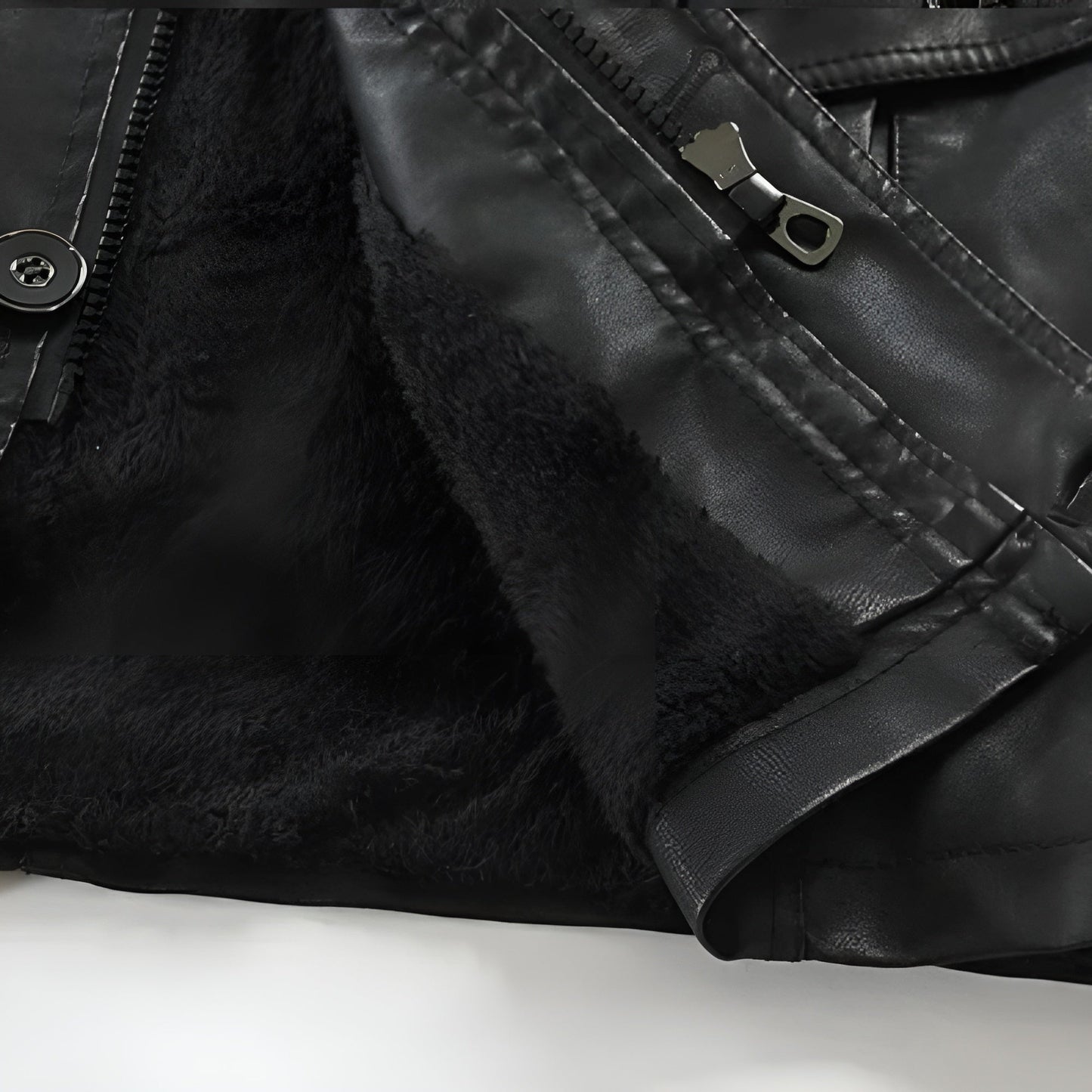Romain | Manteau Long en Cuir Élégant
