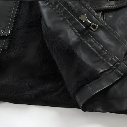 Romain | Manteau Long en Cuir Élégant