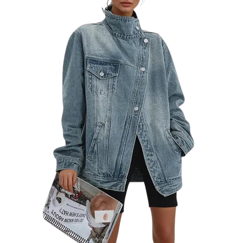 Zoé | Veste Asymétrique Street Style