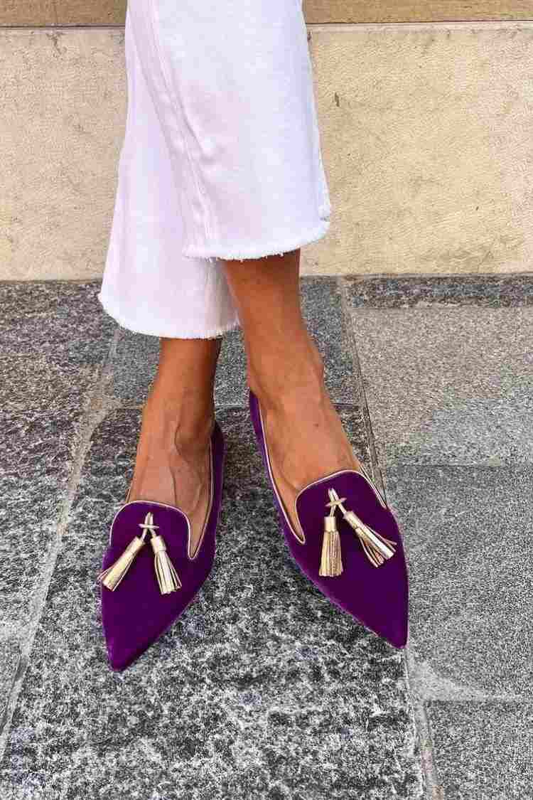 Genevieve | Gland Détail Pointed Mocassins