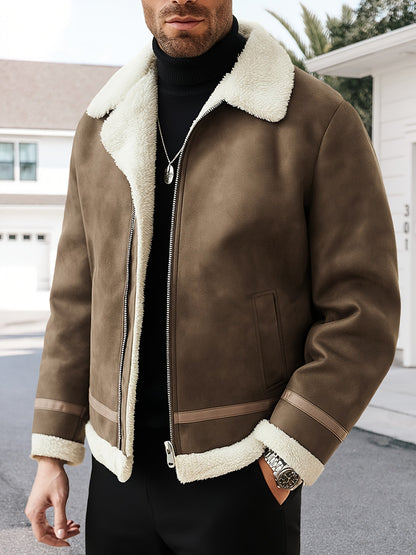 Brieuc | Blouson Aviateur Doublé Sherpa