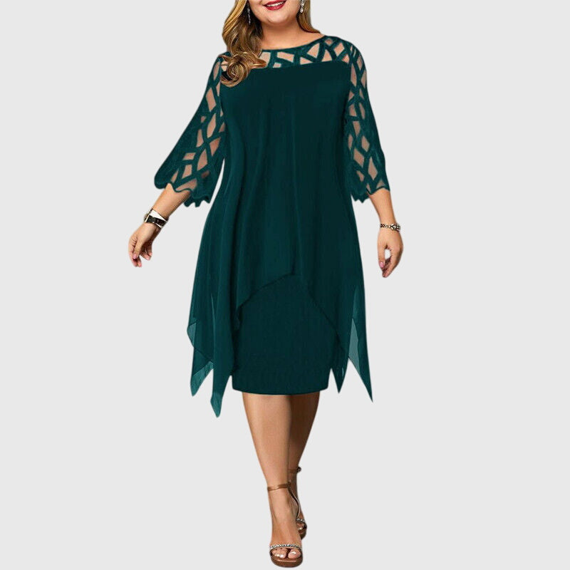 Valentina | Minimaliste Robe Mi-Longue