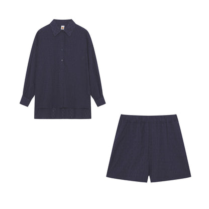 Élise | Ensemble Chemise et Short Fluide
